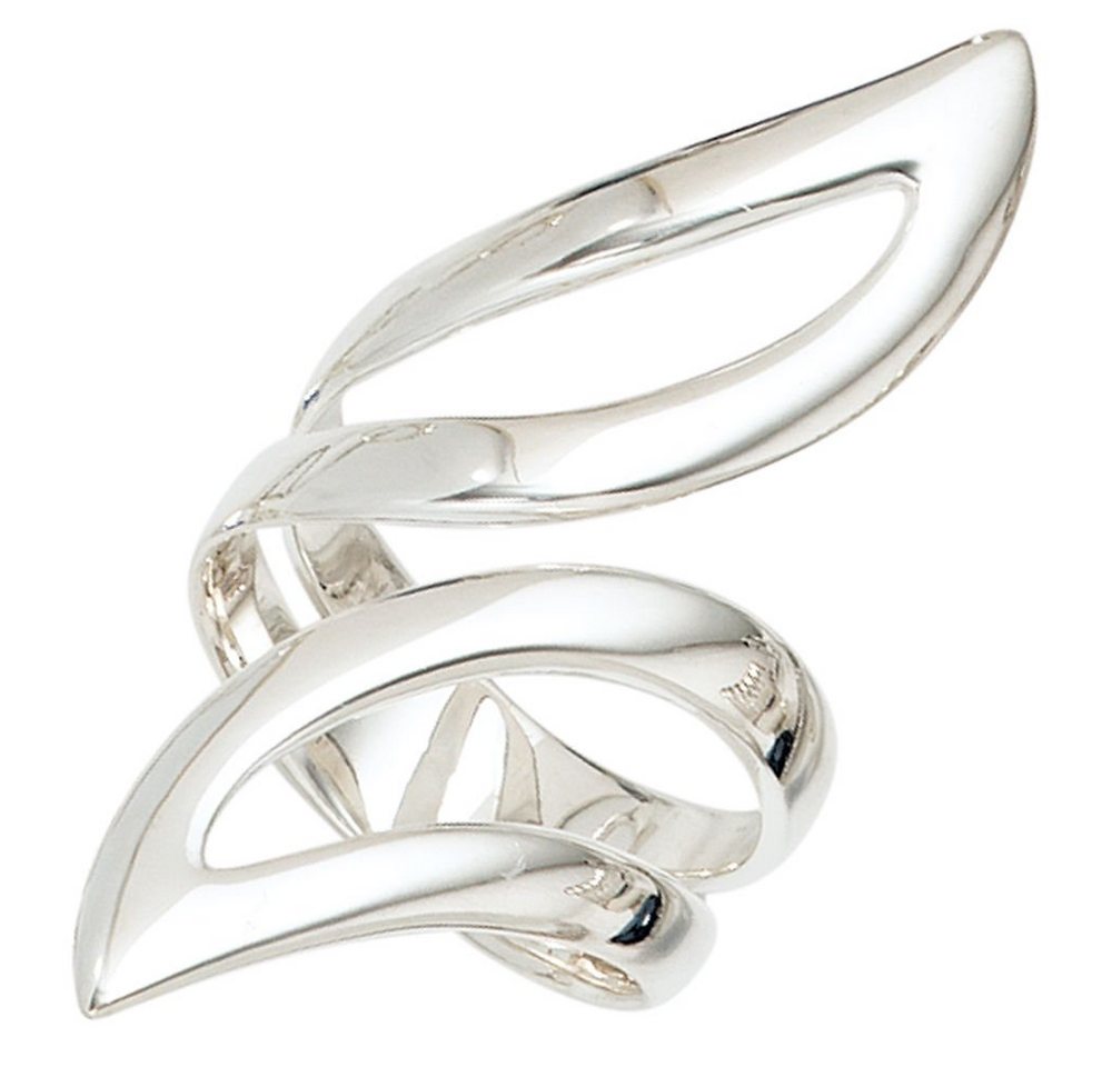 Schmuck Krone Silberring Ring aus 925 Silber Designerring Silberring für Damen Fingerschmuck, Silber 925 von Schmuck Krone