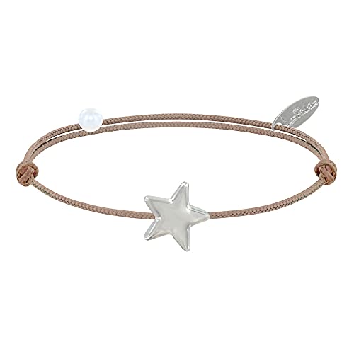 LES POULETTES BIJOUX - Sterling Silber 925 Armband Link Stern - Classics - Beige LES POULETTES BIJOUX - Sterling Silber 925 Armband Link Stern - Classics - Beige von Les Poulettes Bijoux
