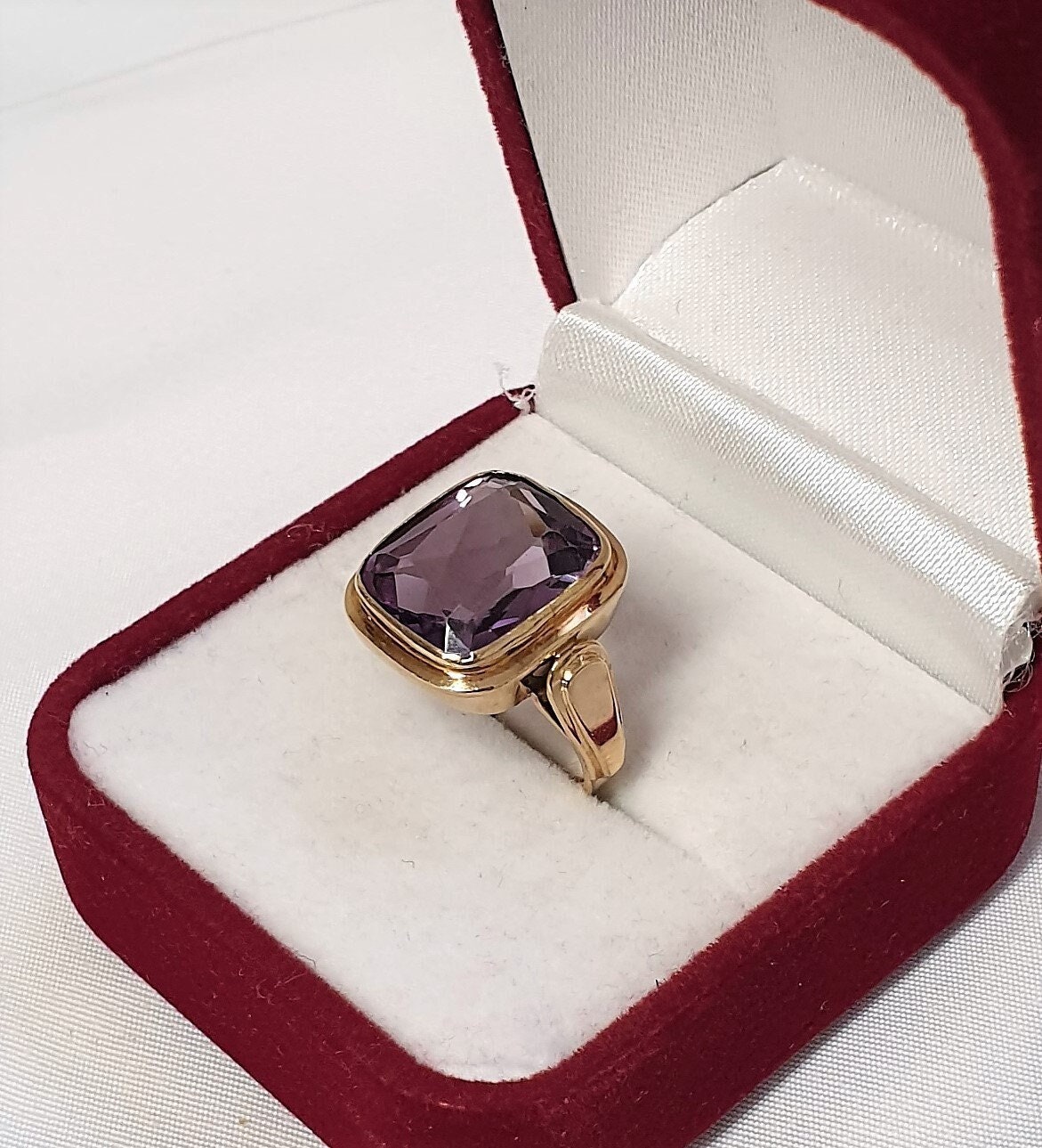 17, 2 Mm Goldring Ring Gold 585 Amethyst Vintage Design Elegant Gr144 17, 2 Mm Goldring Ring Gold 585 Amethyst Vintage Design Elegant Gr144 von SchmuckAtelierRegina