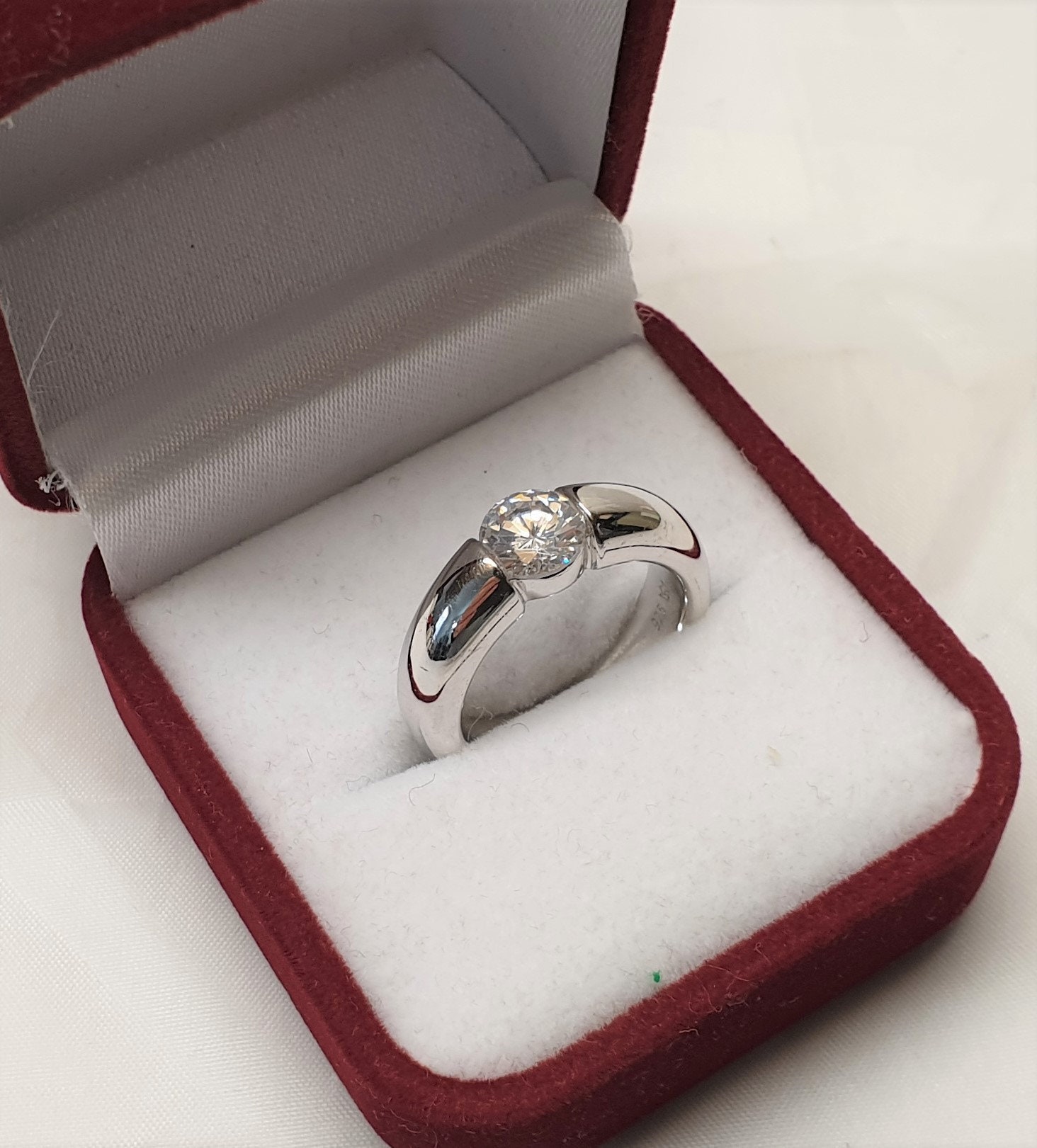 17, 9 Mm Ring Silberring Silber 925 Kristall Klar Vintage Elegant Sr1167 17, 9 Mm Ring Silberring Silber 925 Kristall Klar Vintage Elegant Sr1167 von SchmuckAtelierRegina