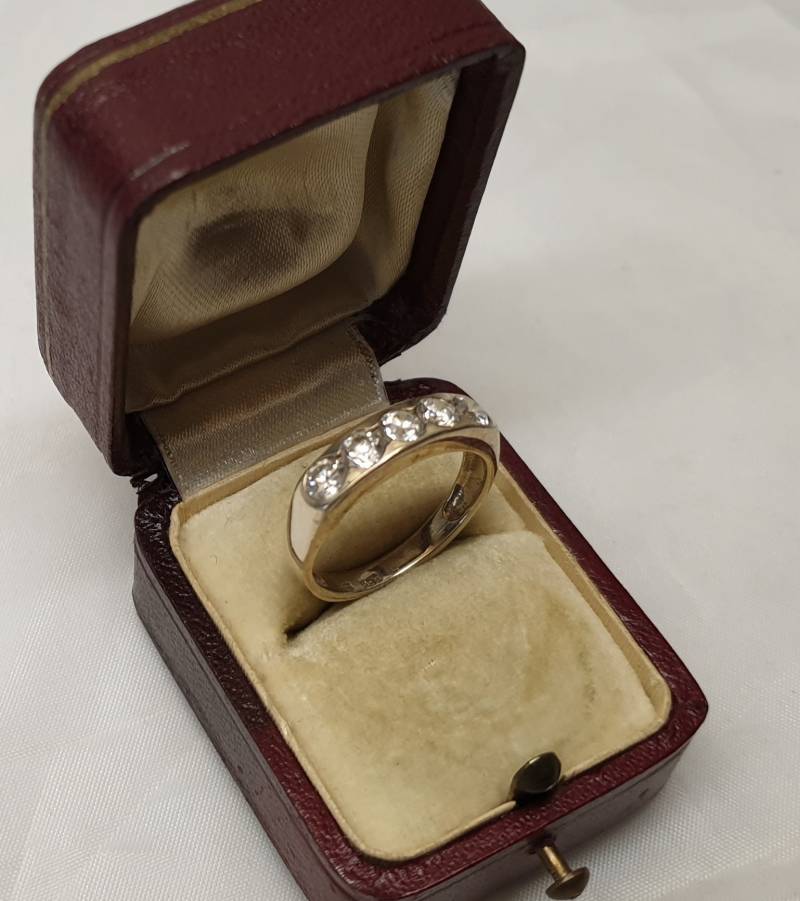 17 Mm Ring Silberring Silber 925 Kristalle Klar Vintage Elegant Sr523 von SchmuckAtelierRegina