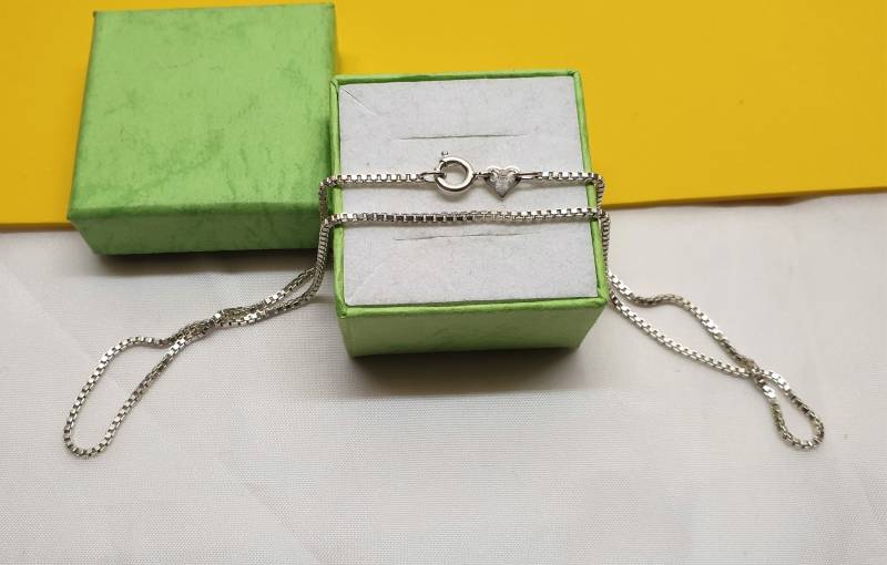 37, 5 cm/1, 4 Mm Halskette Kette Venezianerkette Silber 925 Vintage Elegant Hk245 von SchmuckAtelierRegina