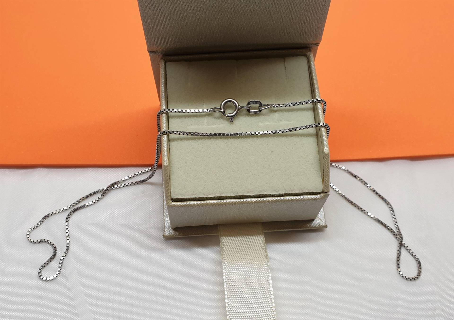 42, 0 cm/1, 0 Mm Halskette Kette Venezianerkette Silber 925 Vintage Elegant Hk255 42, 0 cm/1, 0 Mm Halskette Kette Venezianerkette Silber 925 Vintage Elegant Hk255 von SchmuckAtelierRegina