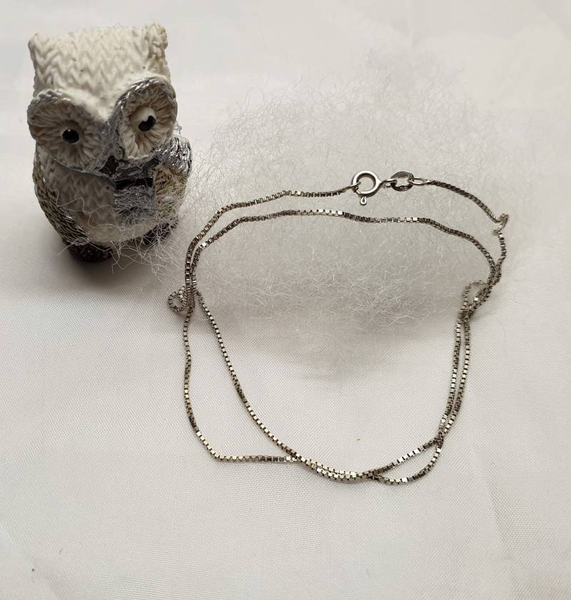 46, 0 cm/0, 9 Mm Silberkette Venezianerkette Silber 925 Halskette Kette Hk233 von SchmuckAtelierRegina