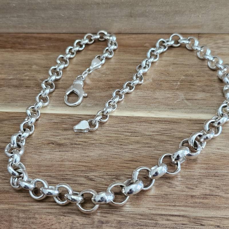 46 cm Kette Silberkette Erbskette Halskette Silber 925 Vintage Elegant Sk1311 von SchmuckAtelierRegina