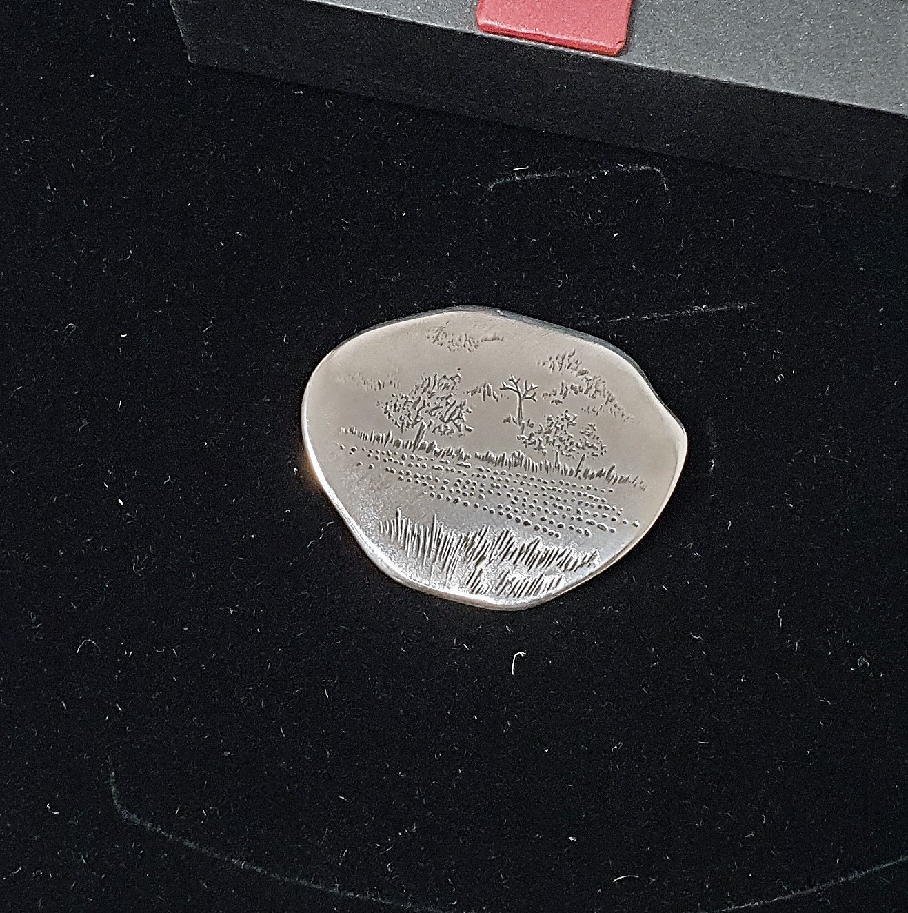 Brosche Anstecknadel Anhänger Bijou Jeunesse Günthner Vintage Designer Silber 925 Sb398 von SchmuckAtelierRegina