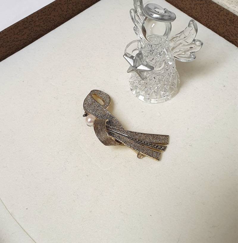 Brosche Anstecknadel Theodor Fahrner Silber 925 Vergoldet Markasiten & Perle Weiß Vintage Elegant Sb431 Brosche Anstecknadel Theodor Fahrner Silber 925 Vergoldet Markasiten & Perle Weiß Vintage Elegant Sb431 von SchmuckAtelierRegina