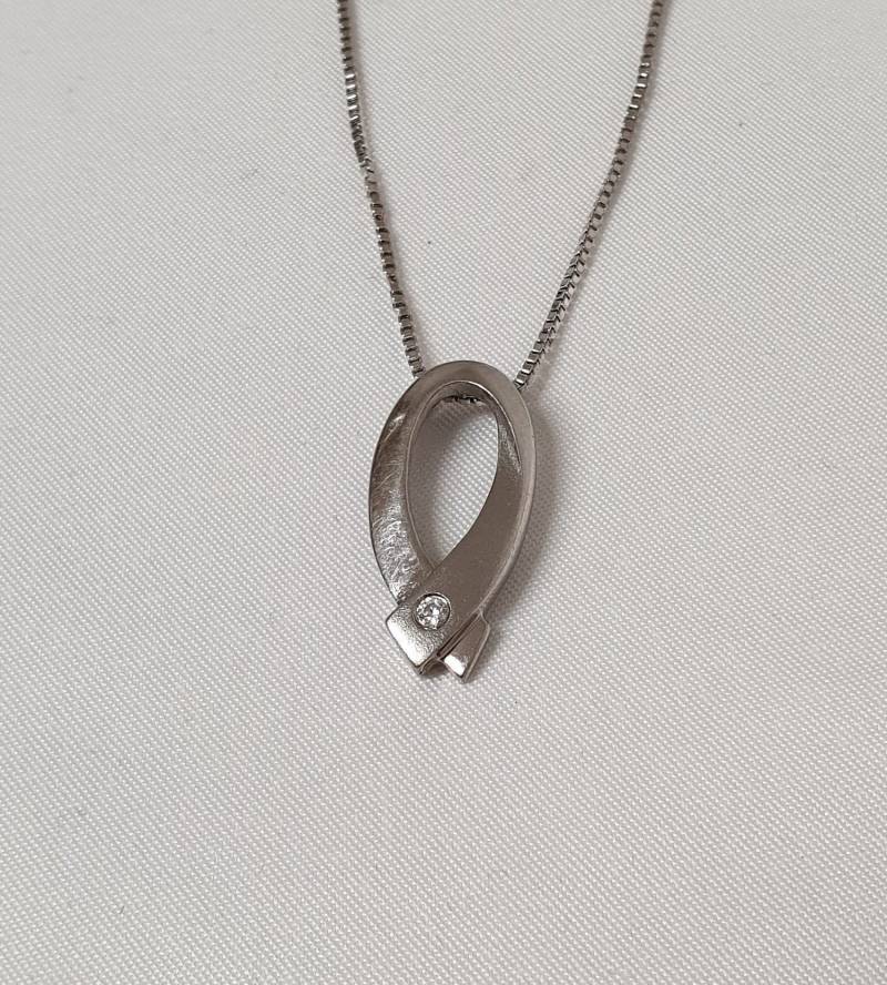 Design Anhänger Ohne Kette Silber 925 Kristall Klar Matt Glänzend Vintage Edel Ska1195 von SchmuckAtelierRegina