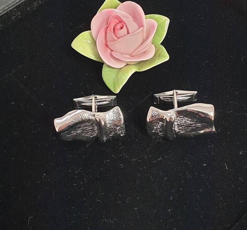Manschettenknöpfe Cufflinks Design Extravagant Außergewöhnlich Silber 925 Vintage Elegant Ms401 von SchmuckAtelierRegina