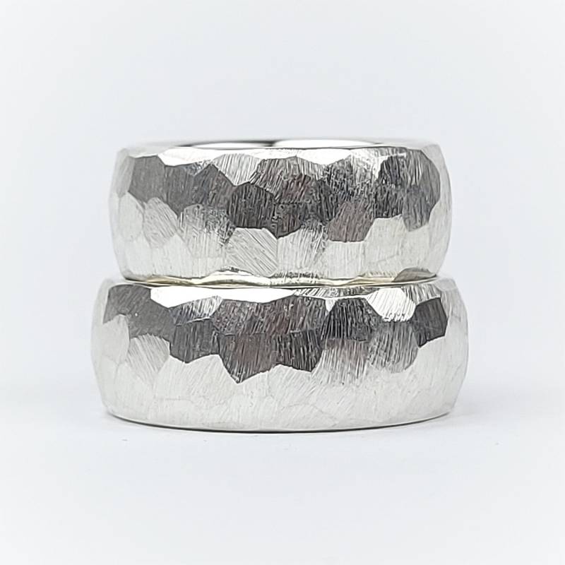 Partnerringe/Trauringe Aus 925 Silber, Oval Freundschaftsringe von SchmuckBatih