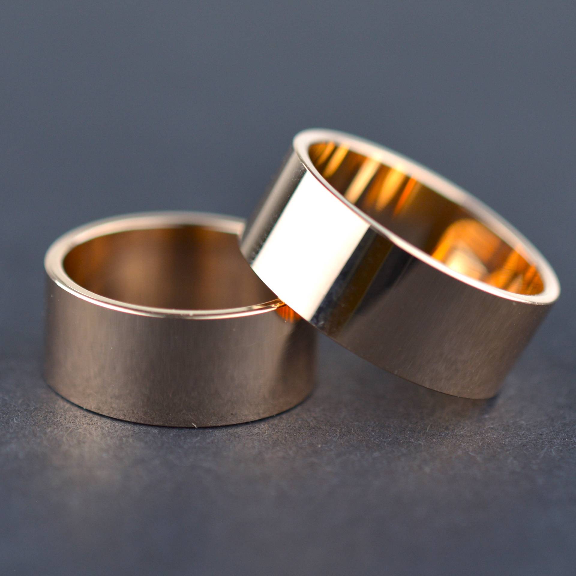 Trauringe/Eheringe Aus 8 Kt. Rotgold | Trauringe Mm Breit Hochglanz Eheringe Gold Goldringe Trauringe/Eheringe Aus 8 Kt. Rotgold | Trauringe Mm Breit Hochglanz Eheringe Gold Goldringe von SchmuckBatih