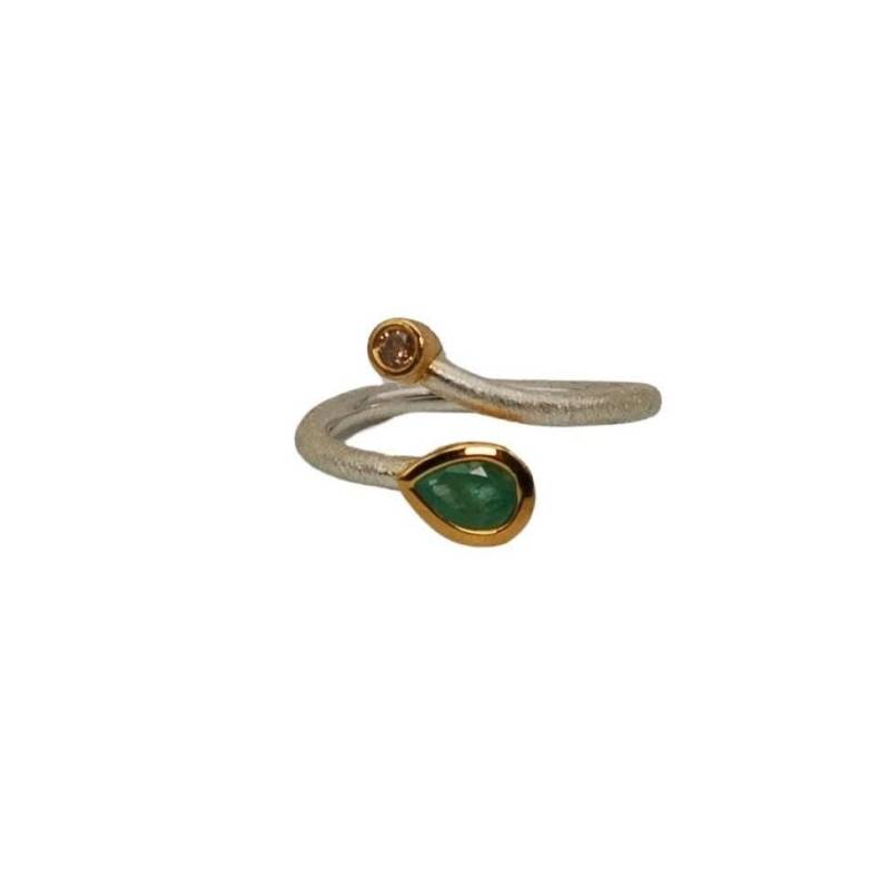 Ring Smaragd Diamant von SchmuckByUteWichels