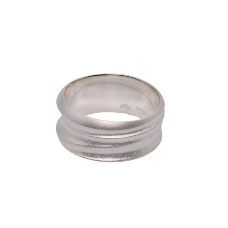 Silberring Arctic Flow, Größe 56 von SchmuckByUteWichels