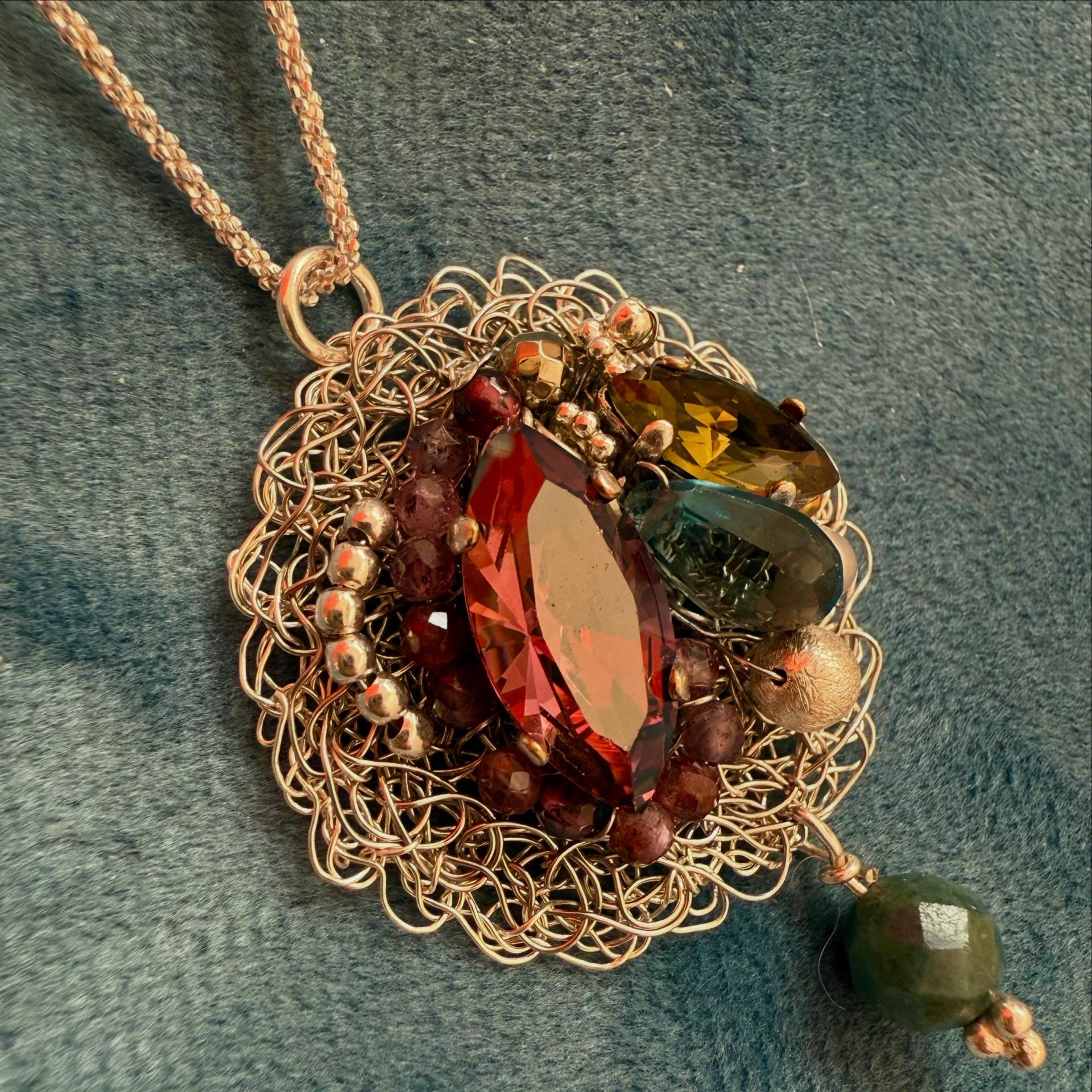 sterlingsilber Anhänger Mit Swarovski Und Edelsteinen sterlingsilber Anhänger Mit Swarovski Und Edelsteinen von SchmuckByUteWichels