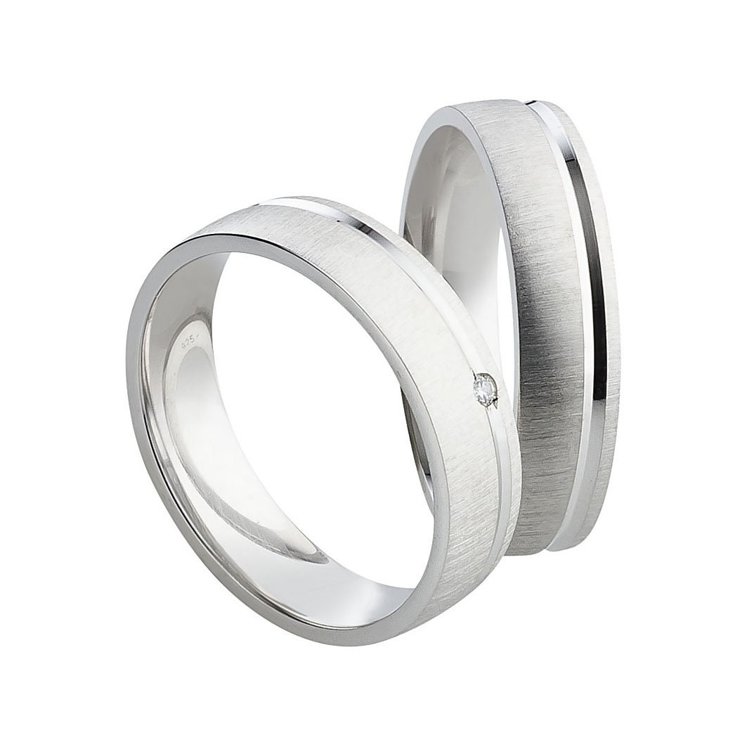 925 Silberringe Paar Ehering Verlobungsringe Antragsringe Trauring Hochzeitsring Wedding Rings Engagement Zirkonia 925 Silberringe Paar Ehering Verlobungsringe Antragsringe Trauring Hochzeitsring Wedding Rings Engagement Zirkonia von SchmuckDepot