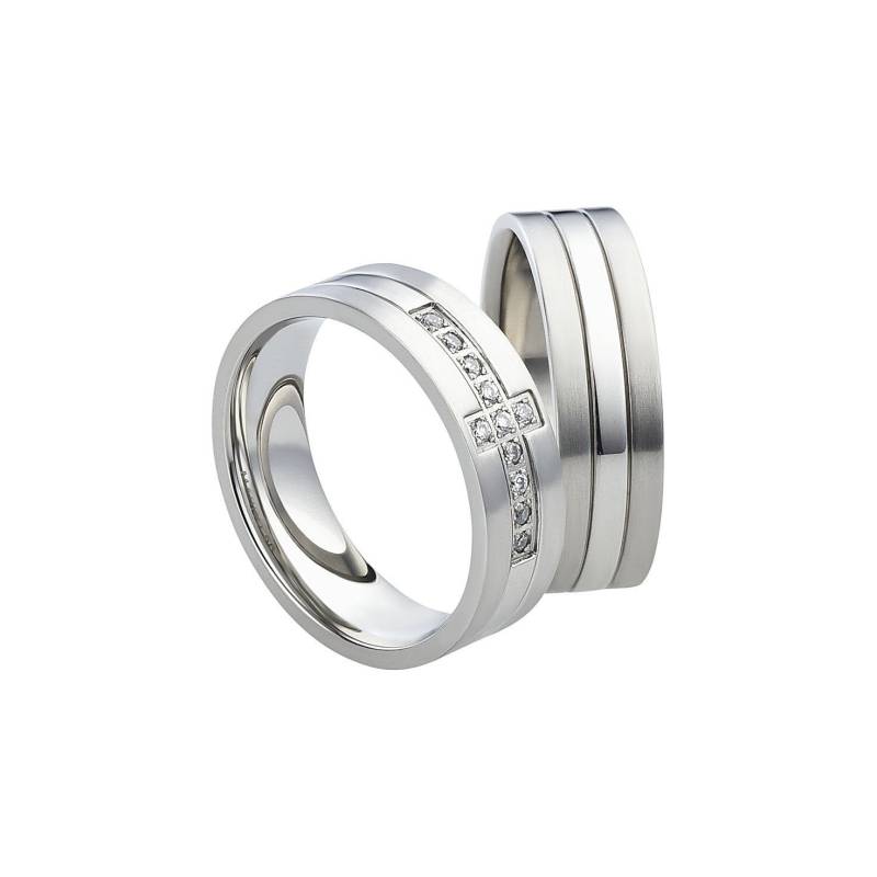 Edelstahlringe Damenring Herrenring Mit Gravur Verlobungsringe Antragsringe Ehering Trauring Hochzeitsring Wedding Rings Engagement von SchmuckDepot