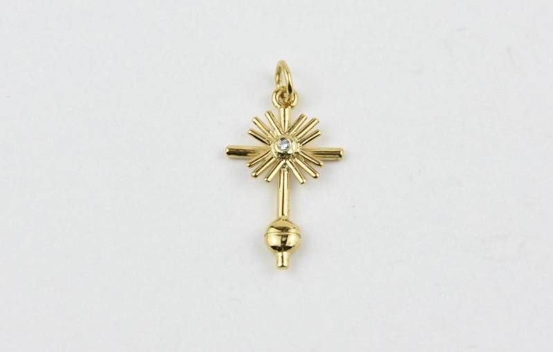 Anhänger Zugspitz Gipfelkreuz Gold Und Brillant Anhänger Zugspitz Gipfelkreuz Gold Und Brillant von SchmuckEitzenberger