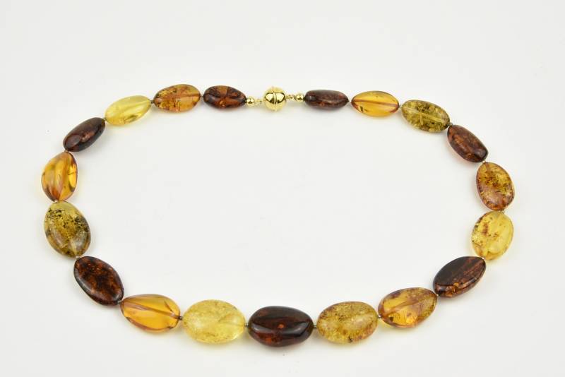 Bernstein Kette Oval von SchmuckEitzenberger