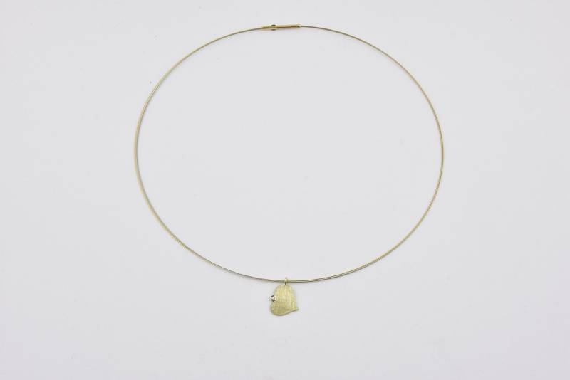 Halsreif Herz Mit Brillant von SchmuckEitzenberger