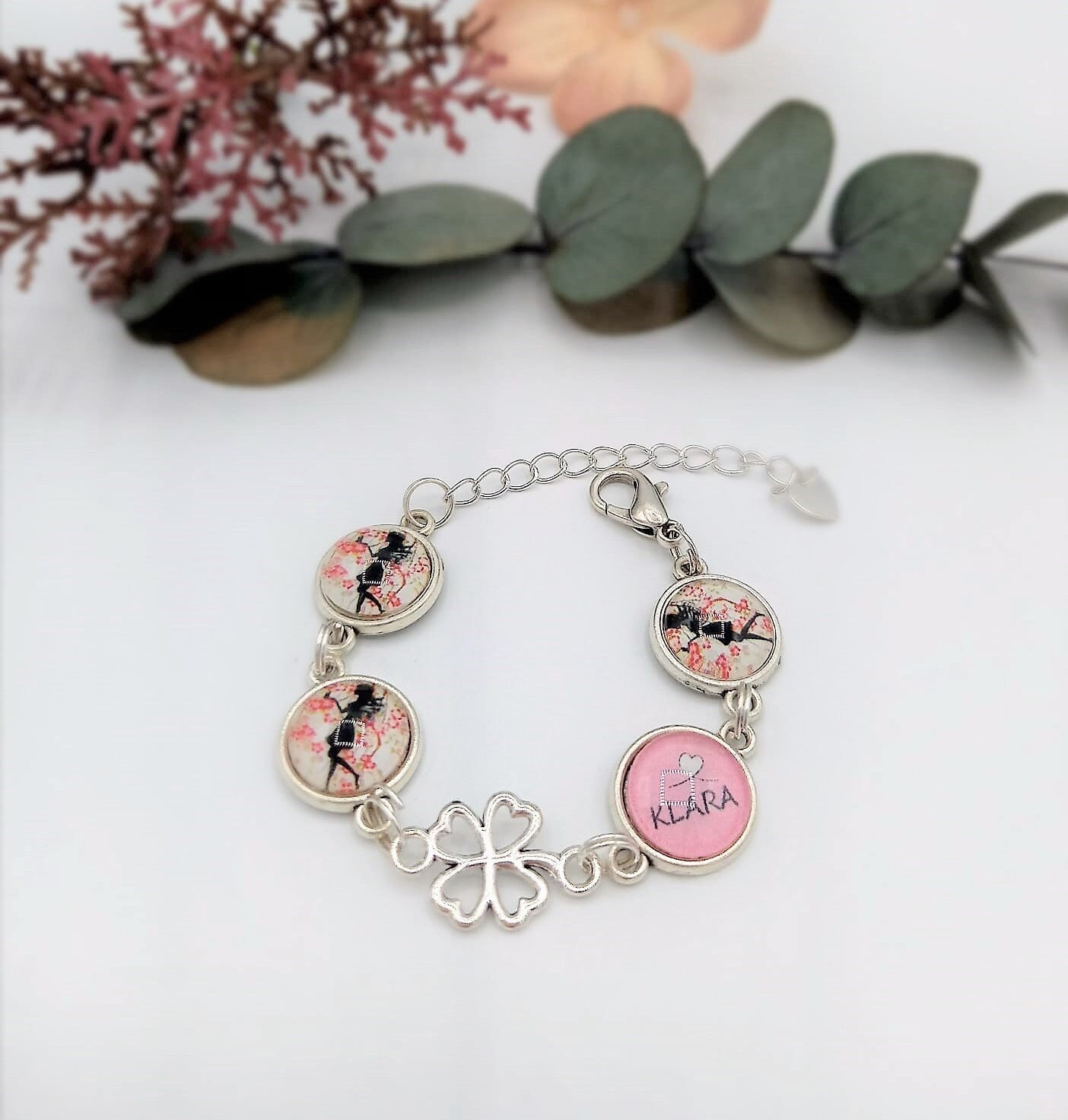 Neu Personalisiertes Geschenk Von Der Zahnfee | Individuell Gestaltbar Armband Namensarmband Silberkettchen von SchmuckKitchen