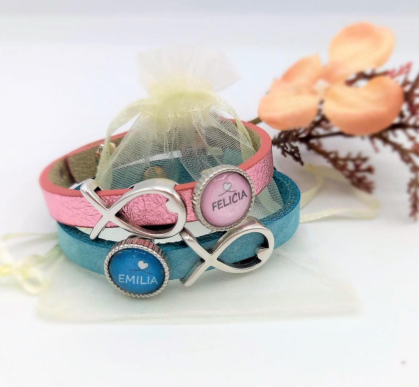 Personalisierte Armbänder Kommunion Erstkommunion Personalisierte Armbänder Kommunion Erstkommunion von SchmuckKitchen