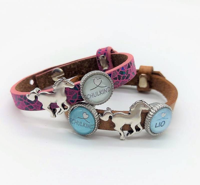 Personalisierte Armbänder Einschulung Schulkind Kinderarmband von SchmuckKitchen