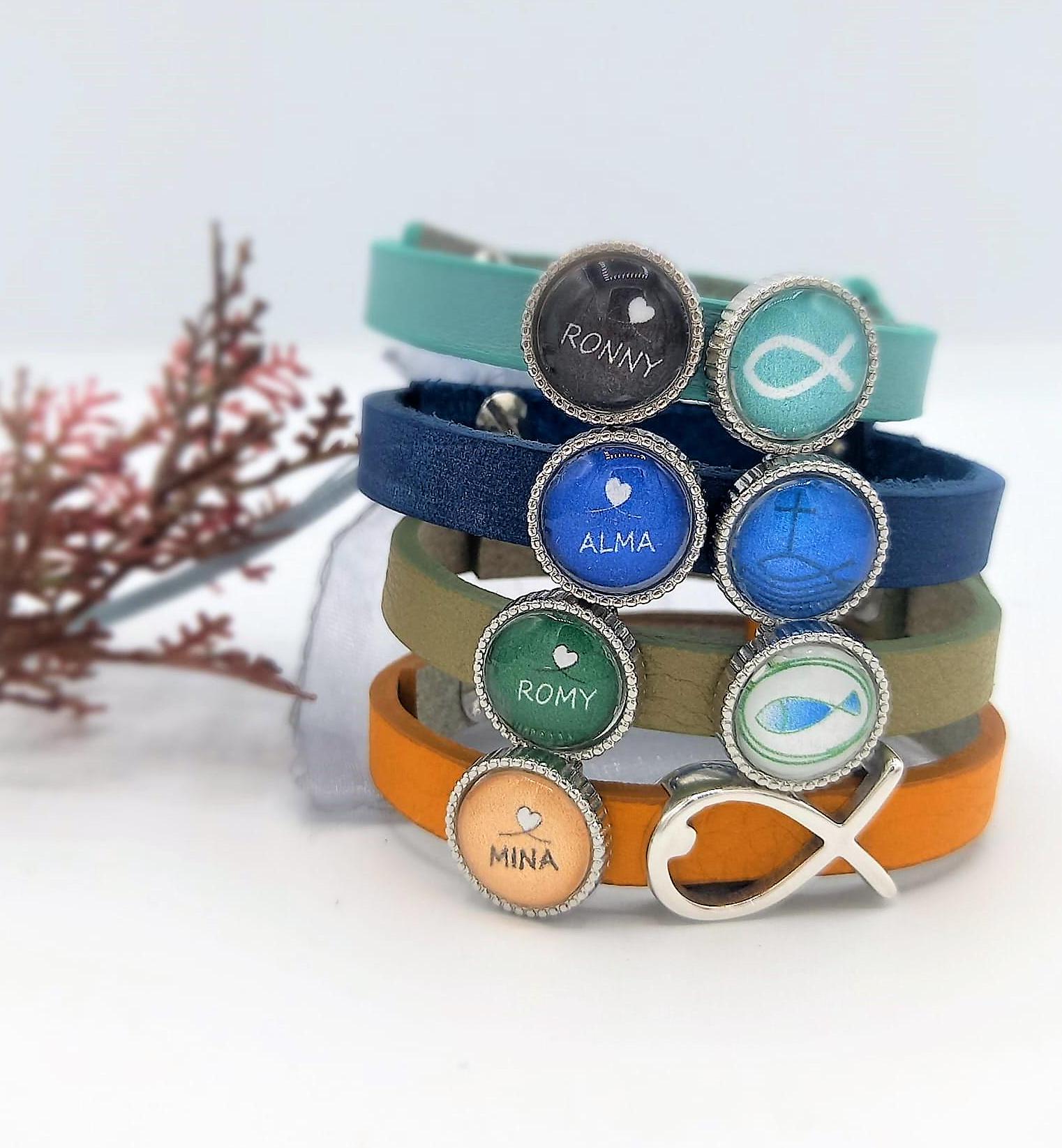 Personalisiertes Namensarmband Geschenk Erstkommunion Kommunion Konfirmation von SchmuckKitchen