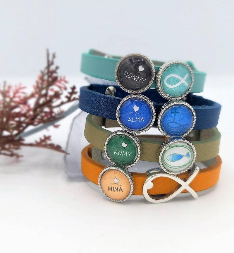 Personalisiertes Namensarmband Geschenk Erstkommunion Kommunion Konfirmation von SchmuckKitchen