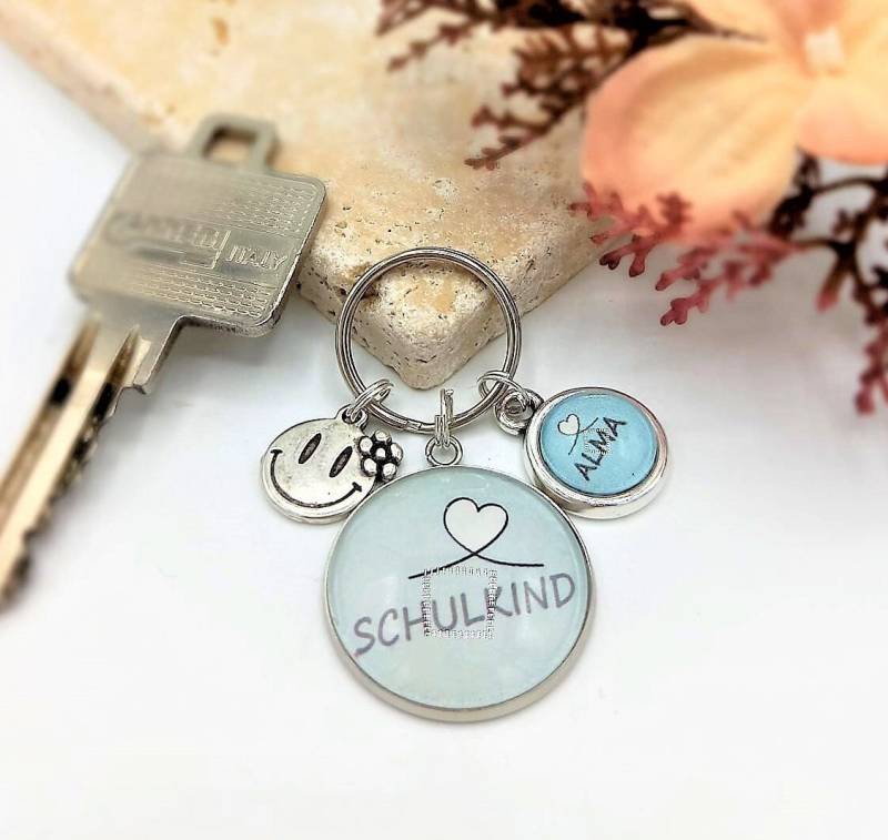 Einschulung Geschenk Schlüsselanhänger Kind von SchmuckKitchen