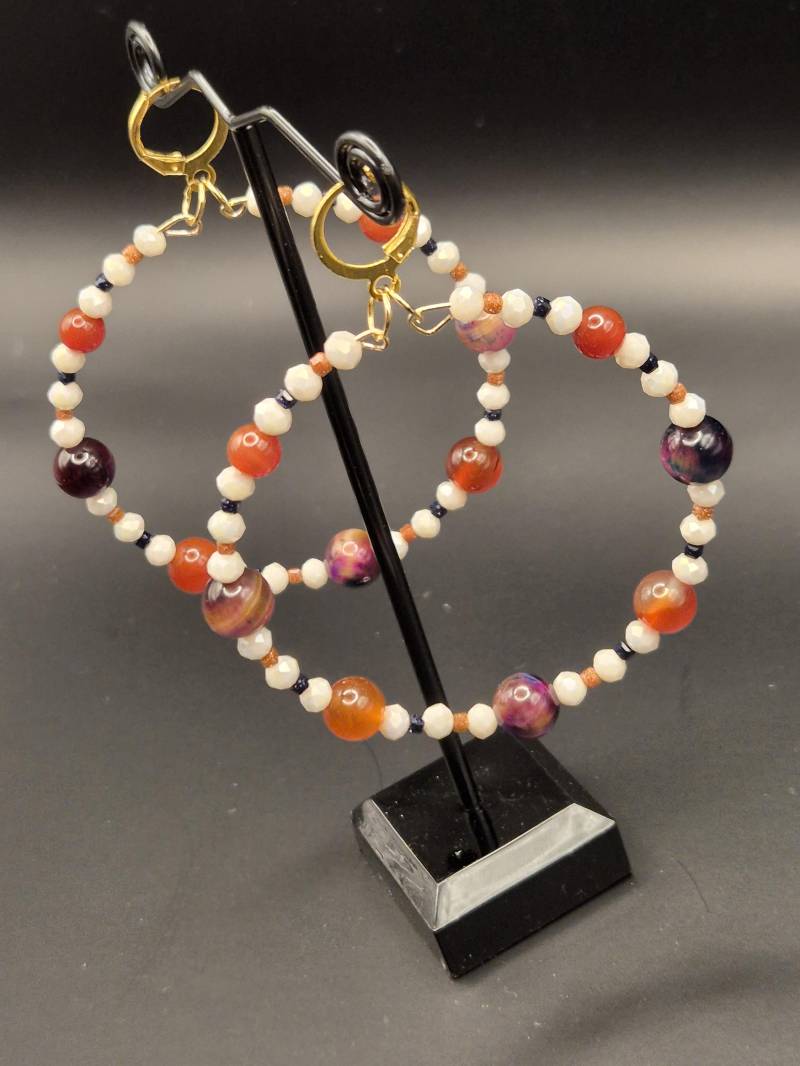 Hängeohrringe Handmade, Mit Karneol von SchmuckLook