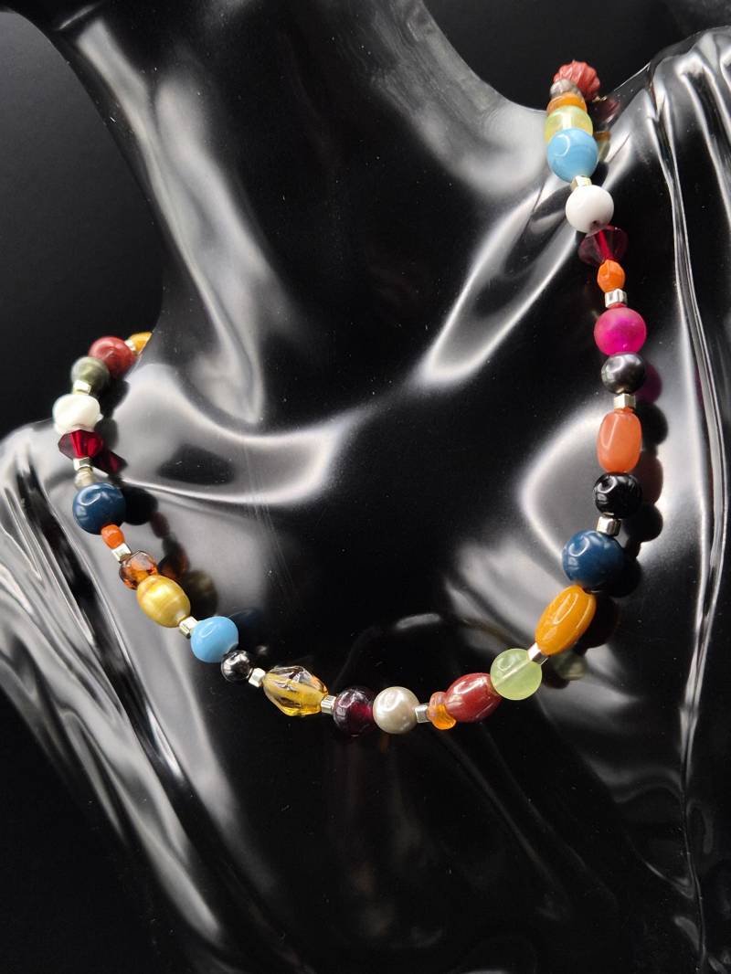 Sommerlich Bunte Halskette, Diy von SchmuckLook