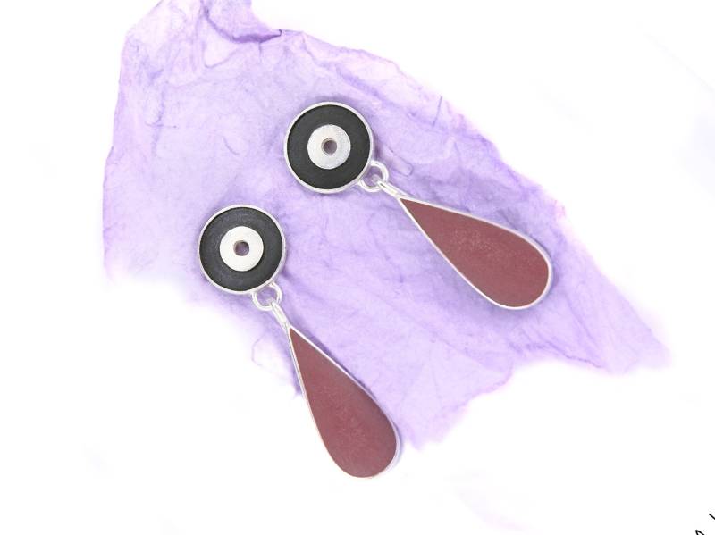 Austauschbare Hängeohrringe Schmuck Mathilde Hagen von SchmuckMathildeHagen