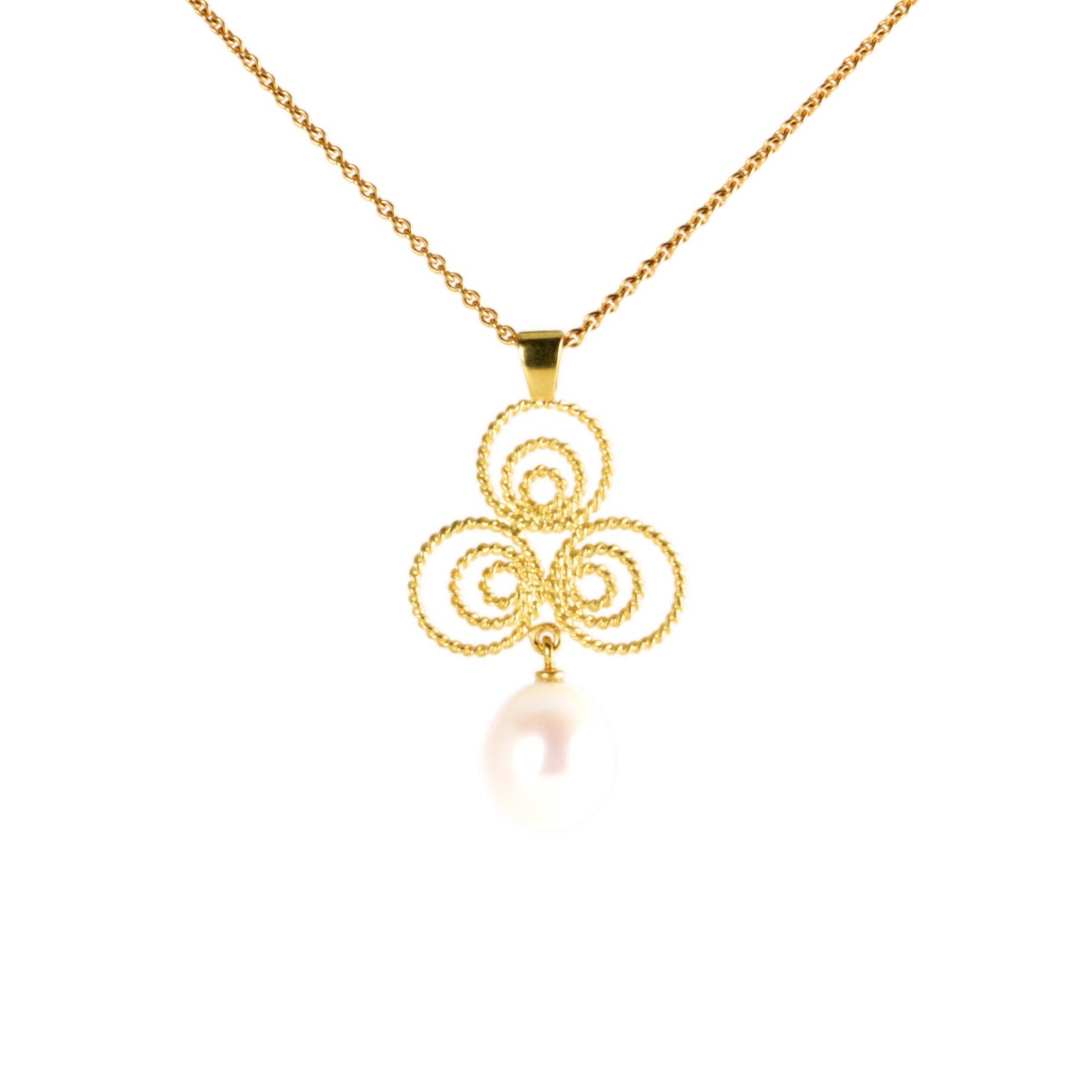 Edle Damen Halskette Mit Außergewöhnlichem Perlenanhänger - 750 Gold Schmuck Für Frauen Statement Kette Hochwertiger Brautschmuck Edle Damen Halskette Mit Außergewöhnlichem Perlenanhänger - 750 Gold Schmuck Für Frauen Statement Kette Hochwertiger Brautschmuck von SchmuckNeunerBrack