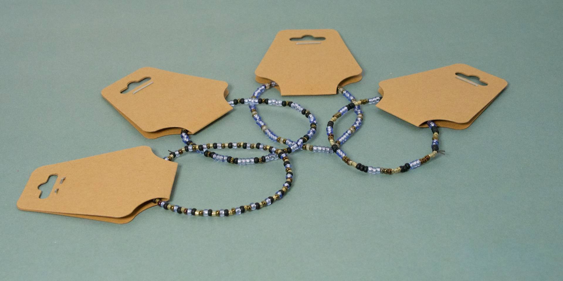 Blau-Glitzerne Armbänder Blau-Glitzerne Armbänder von SchmuckSchildkroete