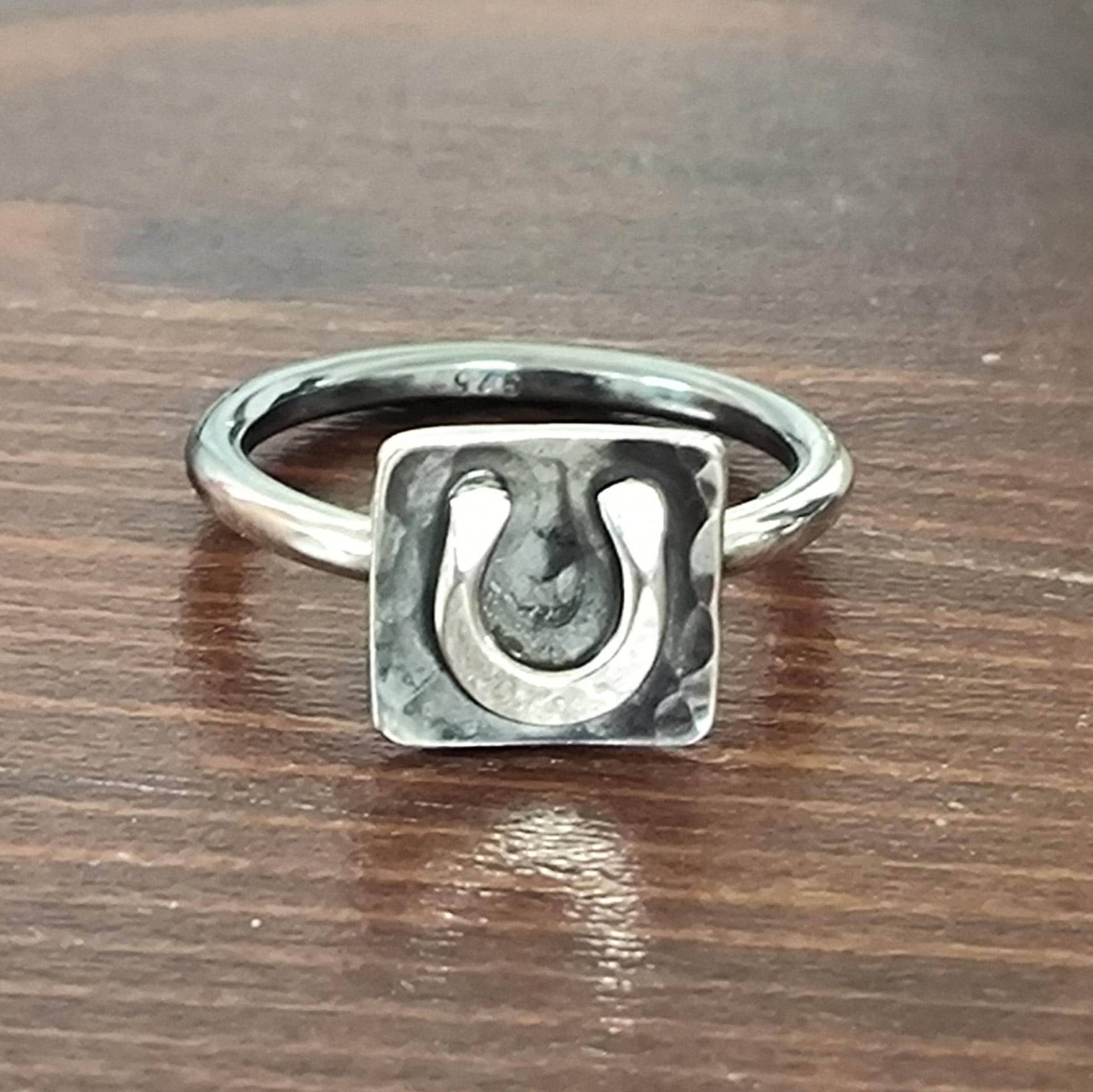 Ring Silber Hufeisen Pferde Ring Silber Hufeisen Pferde von SchmuckSchmiedeKW