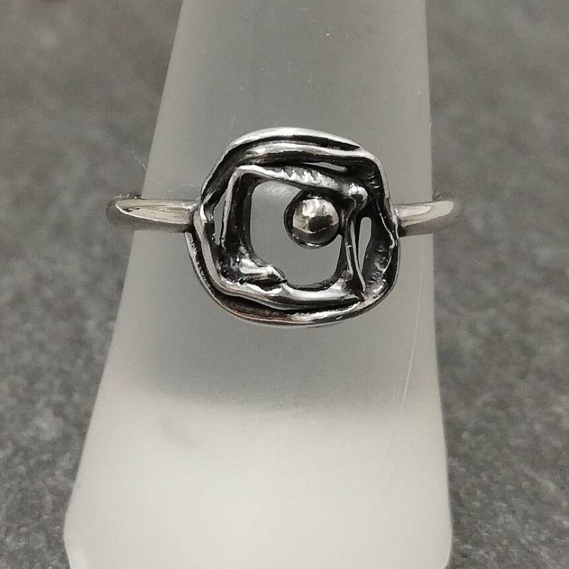 Robuster Ring Silber 925 Geschwärzt Unikat Gr.55 , Stabil Robuster Ring Silber 925 Geschwärzt Unikat Gr.55 , Stabil von SchmuckSchmiedeKW