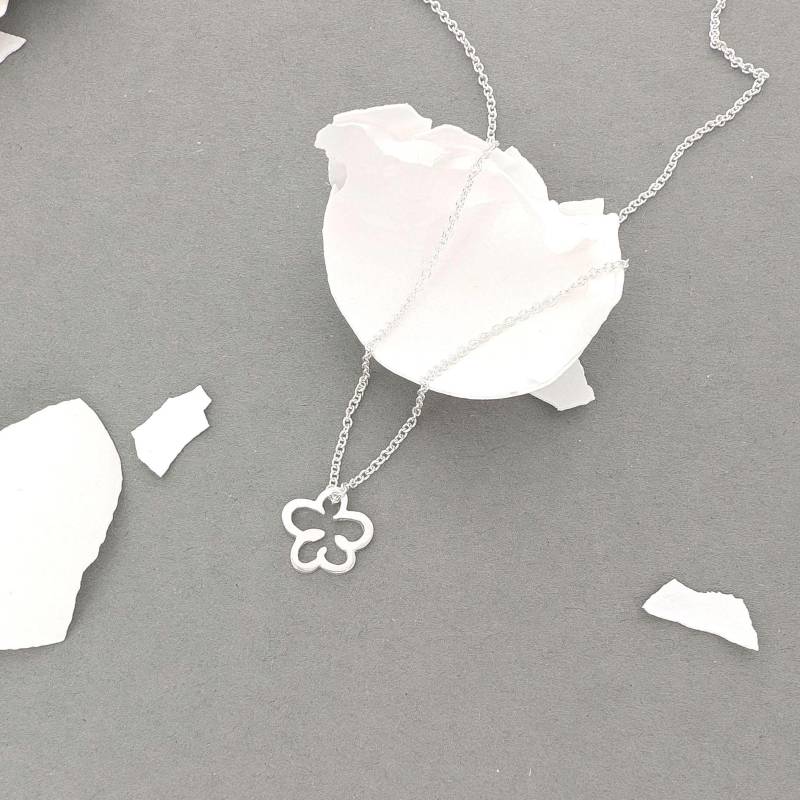 Anhänger, Silber, Blume "Lilli"(M von SchmuckSpecials