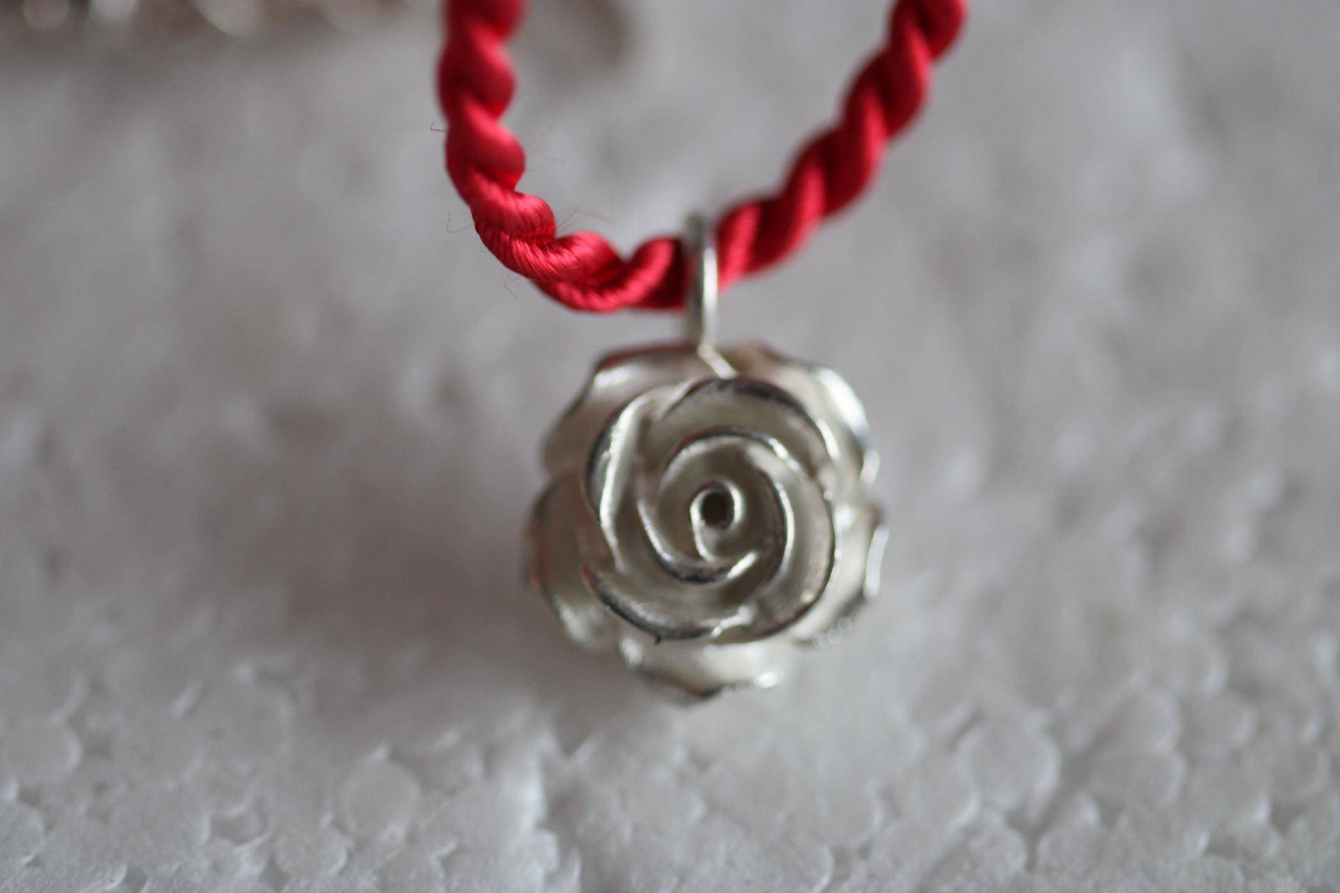 Traum Rosenanhänger in Silber Von Frank Schwope, Unikatschmuck, Schmuckunikate, Handarbeit, Schmuckanhänger, Rose, Floral, Silber, Anhänger von SchmuckdesignSchwope