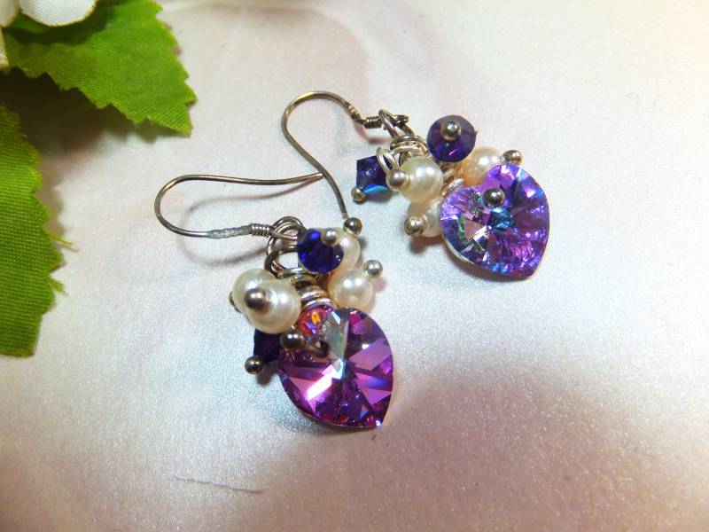 Kristall Ohrringe Mit 925 Silber von Schmuckenergien