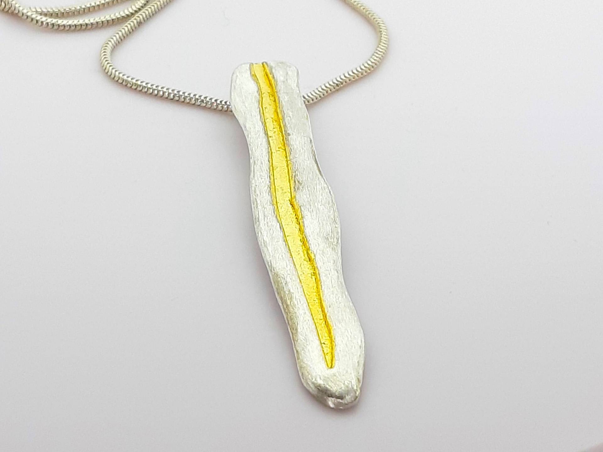 Anhänger Silber Mit Gold von SchmuckesAusMetall