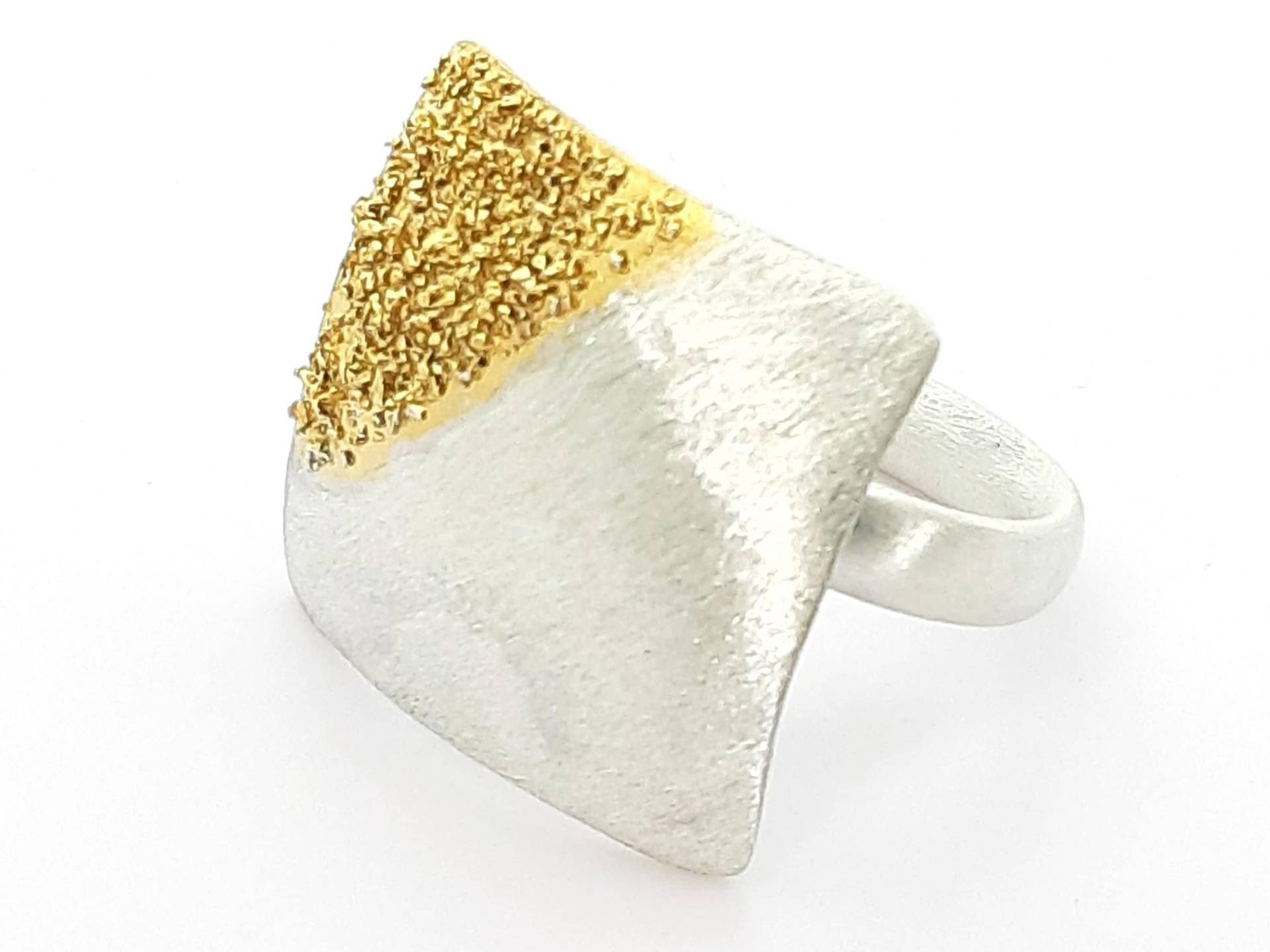 Ring Silber Mit Gold von SchmuckesAusMetall