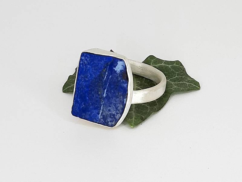 Silberring 935 Mit Lapis Lazuli - Natur Design von SchmuckesAusMetall