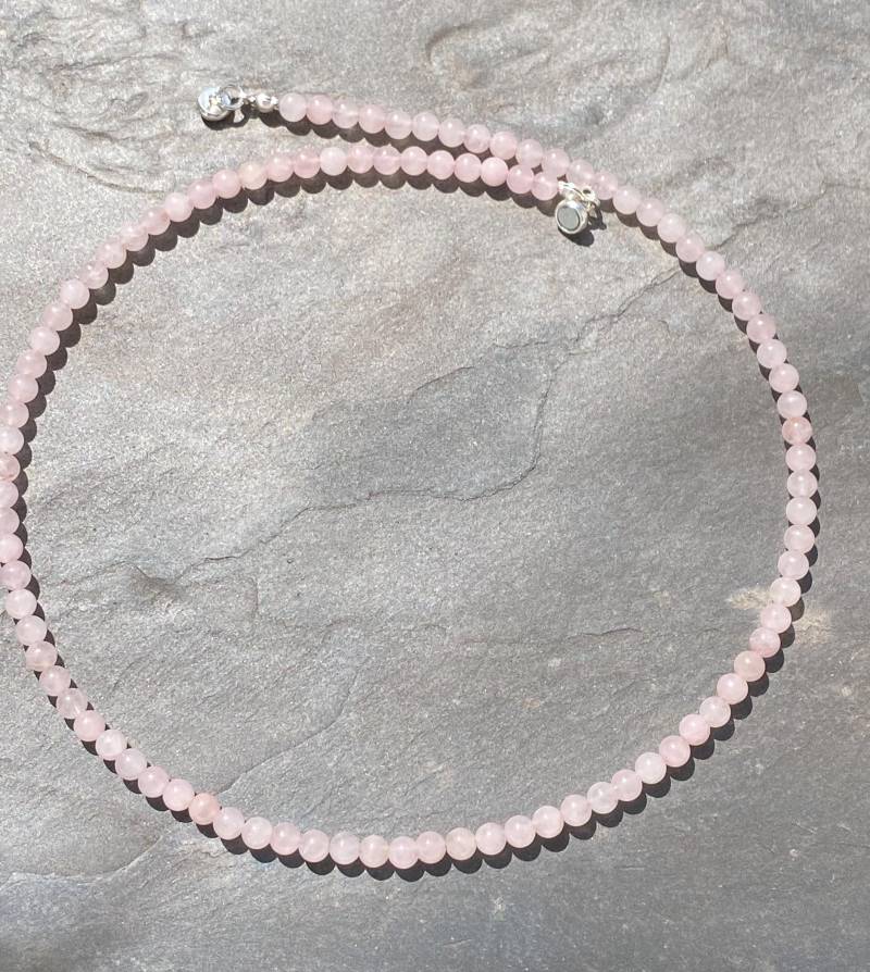 Collier Rosenquarz Collier Rosenquarz von SchmuckesausDraht