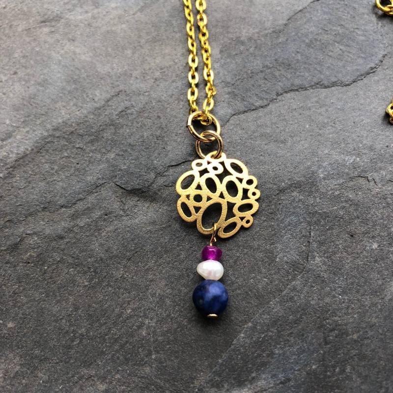 Goldkettchen Mit Filigranen Anhänger Goldkettchen Mit Filigranen Anhänger von SchmuckesausDraht