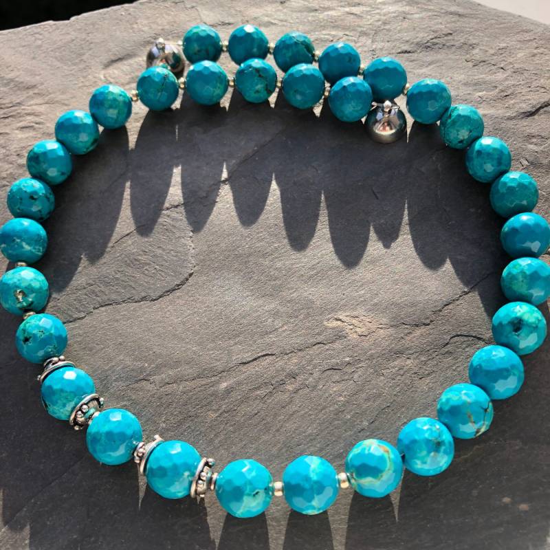 Halskette Howlith Türkis Halskette Howlith Türkis von SchmuckesausDraht