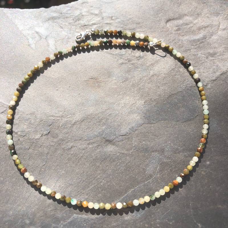 Halskette Jade von SchmuckesausDraht