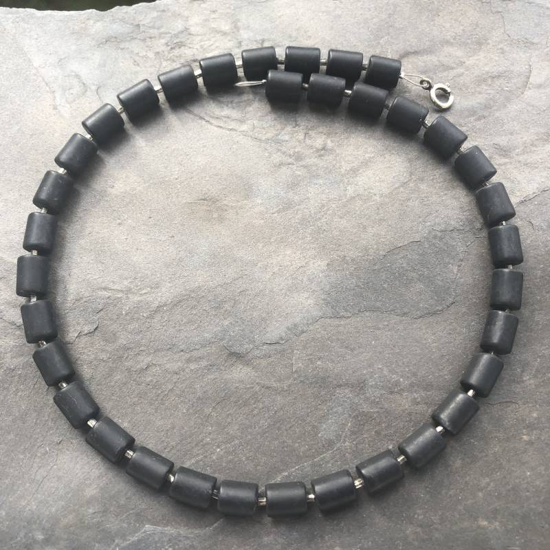 Halskette Onyx von SchmuckesausDraht