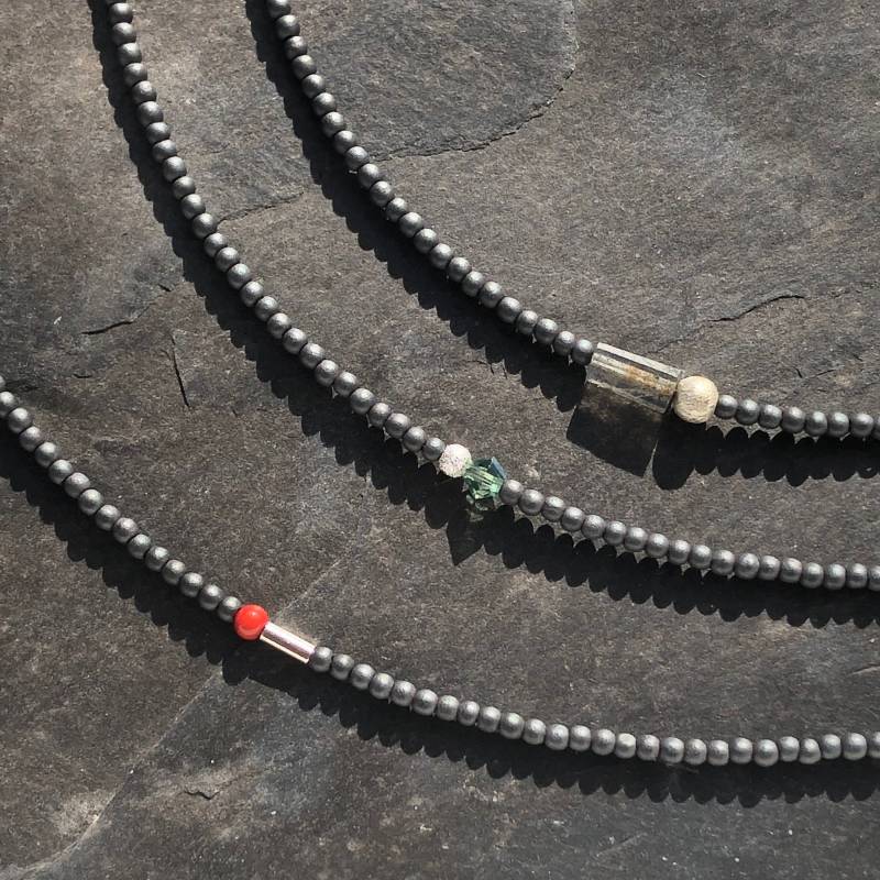 Hematit Collier Hematit Collier von SchmuckesausDraht