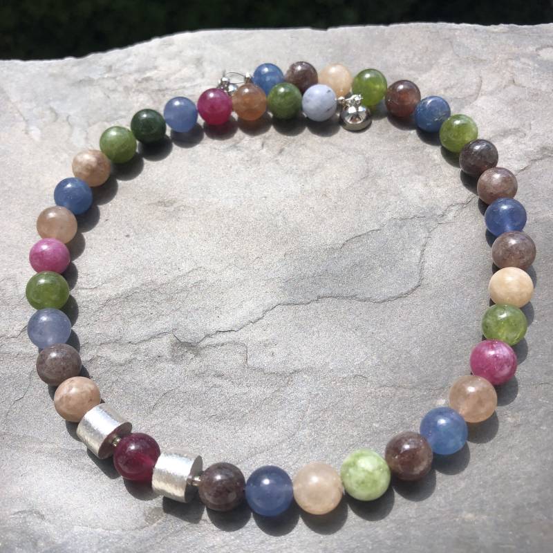 Kette Turmalin Multicolour von SchmuckesausDraht