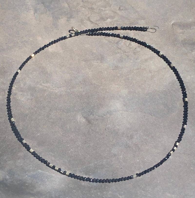 Schwarze Spinellkette Schwarze Spinellkette von SchmuckesausDraht
